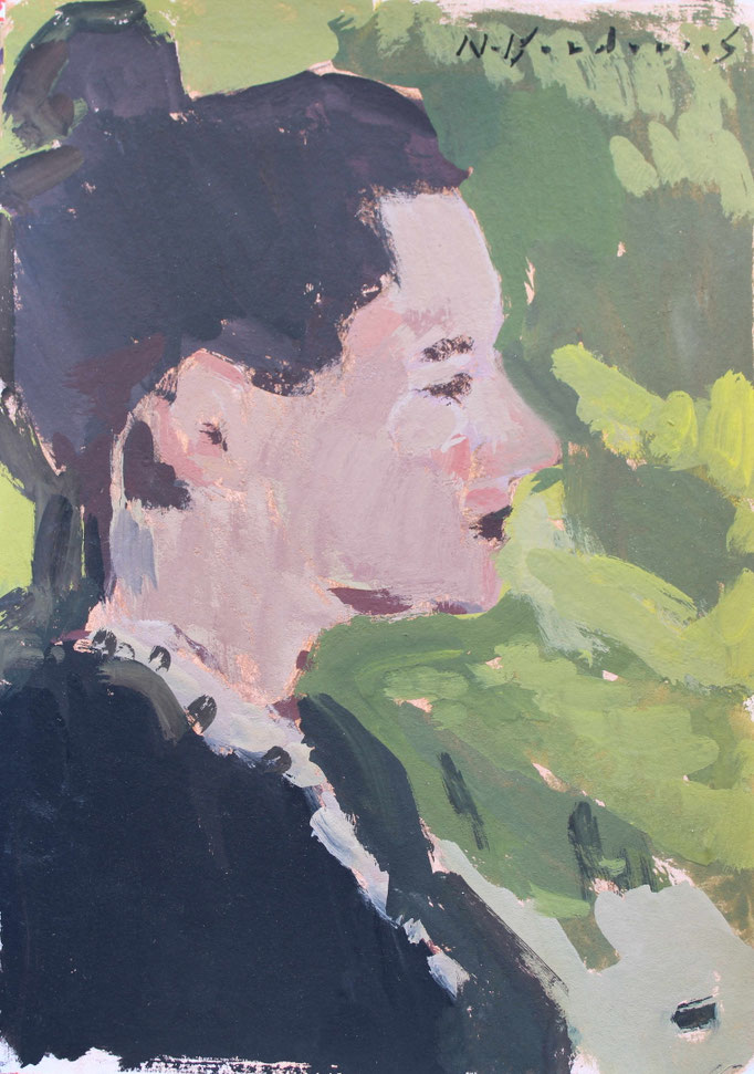 Nicolas Borderies peintures paintings gouaches art