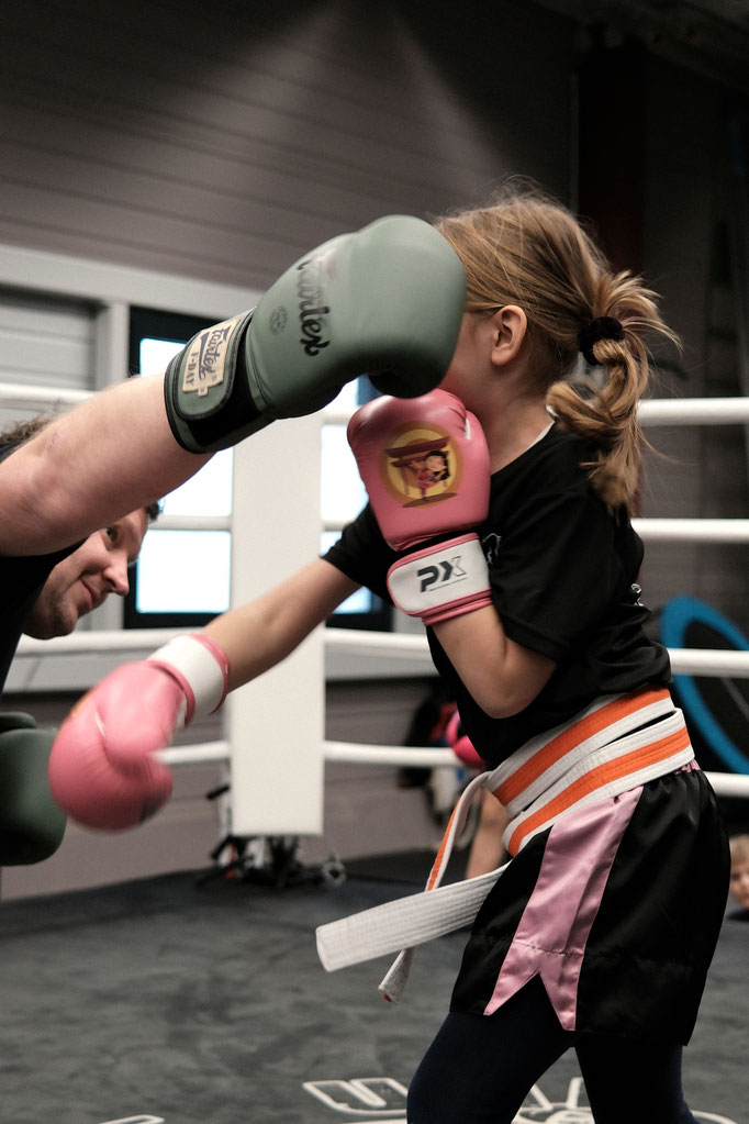 Sparring mit Coach Frank - Minis Gruppe