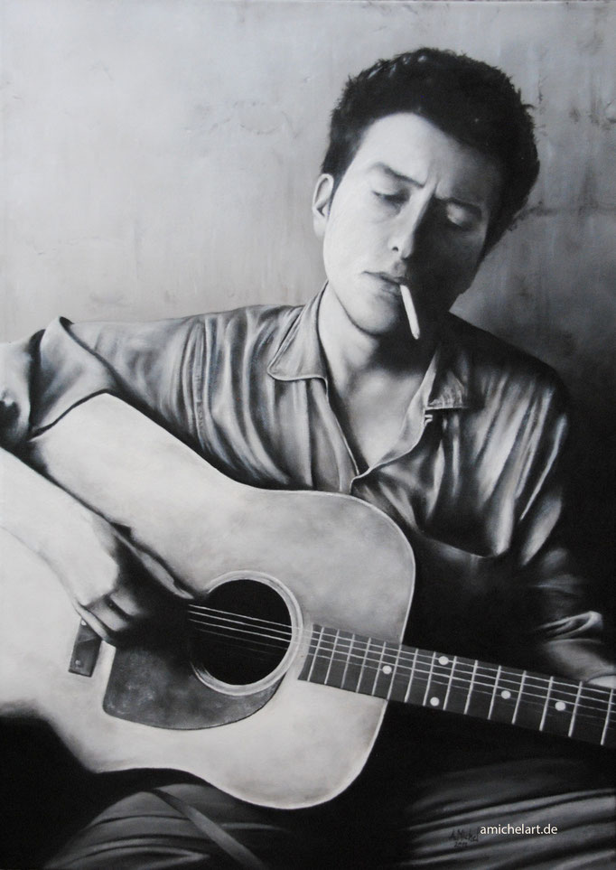 Bob Dylan - 2013, 100 x 65, Acryl auf Leinwand