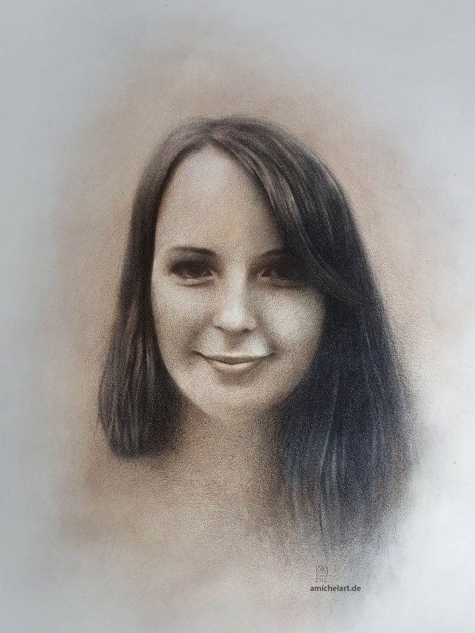 Jenni 1 - 2016, 21 x 29 cm, Buntstift auf Papier