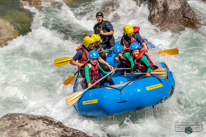 rafting activité en famille dans le verdon