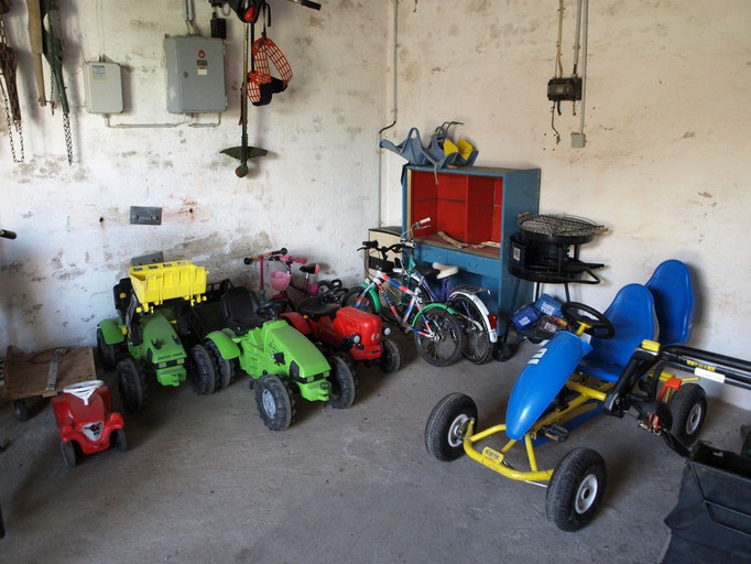 Der Kinderfahrzeugpark. Da ist für jeden etwas dabei.
