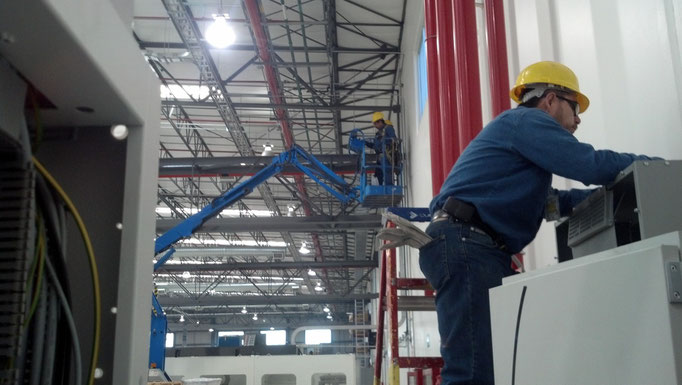 Montaje de charola eléctrica