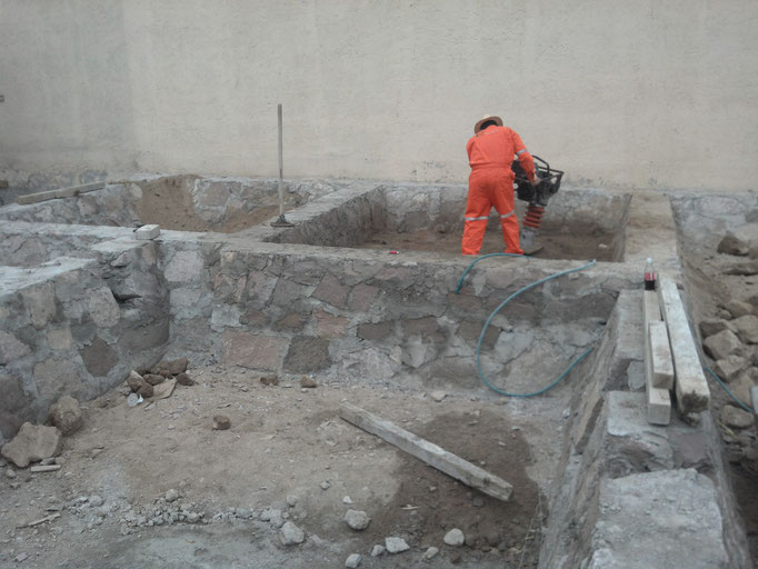 Obra civil, aplanado de terreno