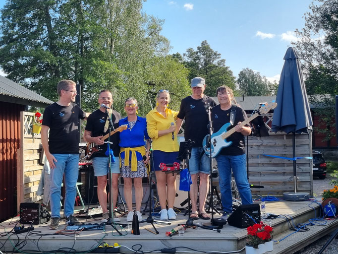 Geschafft!!! Unser erstes Konzert in Schweden haben wir super gemeistert.