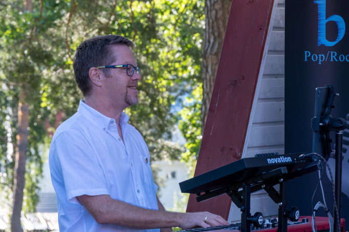 Michael am Keyboard