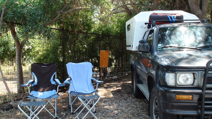 au camping