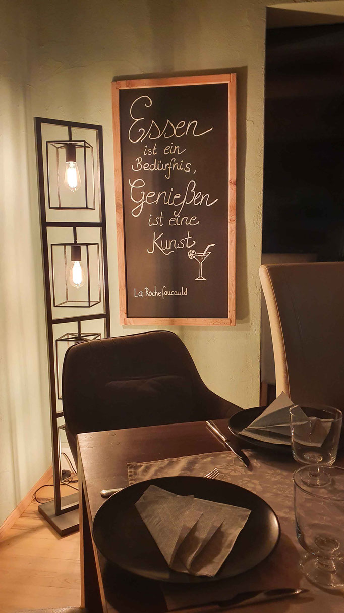 Wandtafel mit Spruch Fichte Altholz