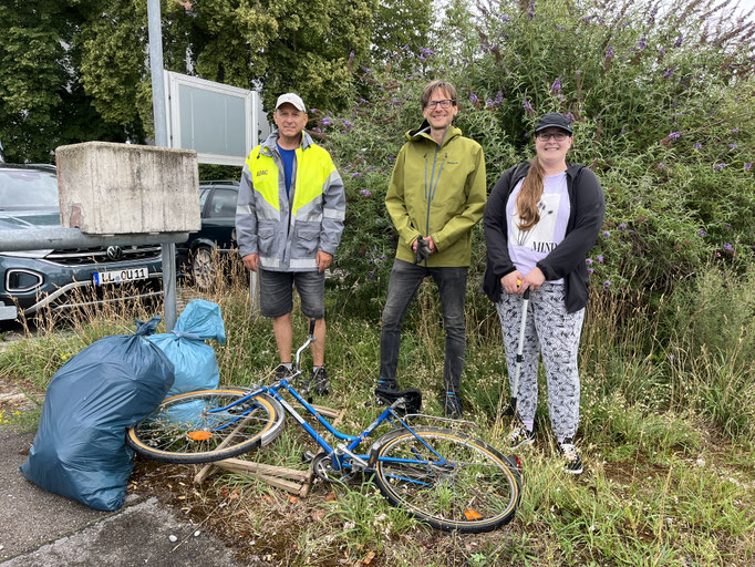 19.07.2026   Trotz schlechtem Wetter, zu fünft an der Waitzinger Wiese