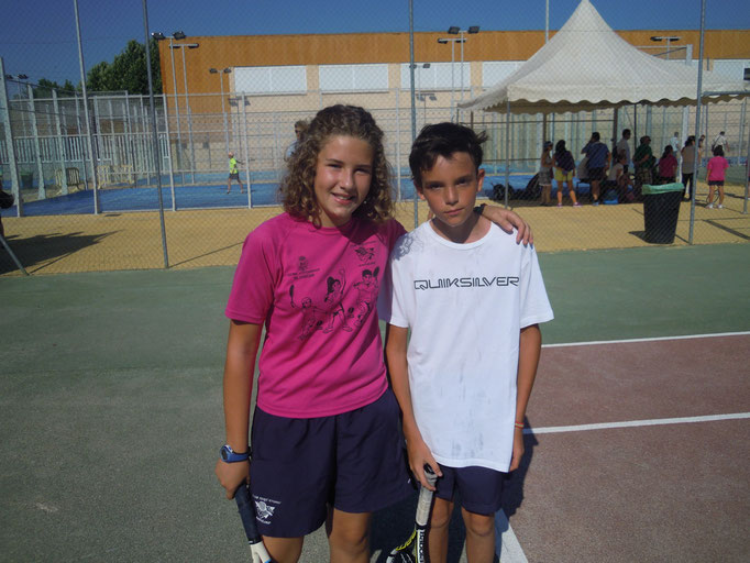 Semifinal infantil - Alejandra y Antonio