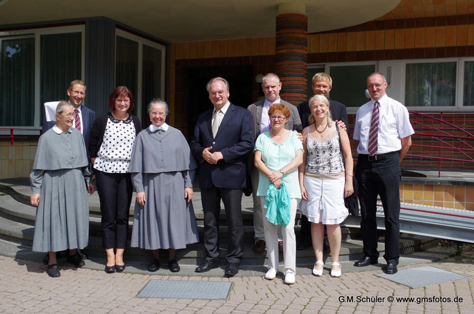 Besuch des Ministerpäsidenten im Mutterhaus - Volksstimme August 2014