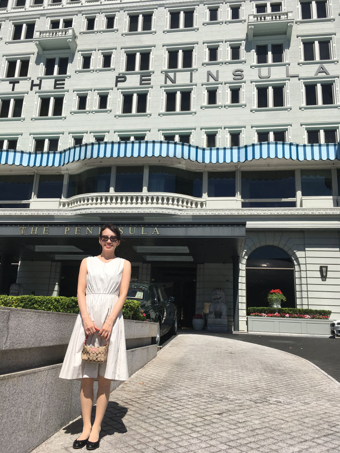 香港の観光名所！？ペニンシュラでランチ、贅沢～！