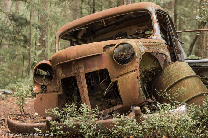 Autofriedhof im Kyrkö Mosse