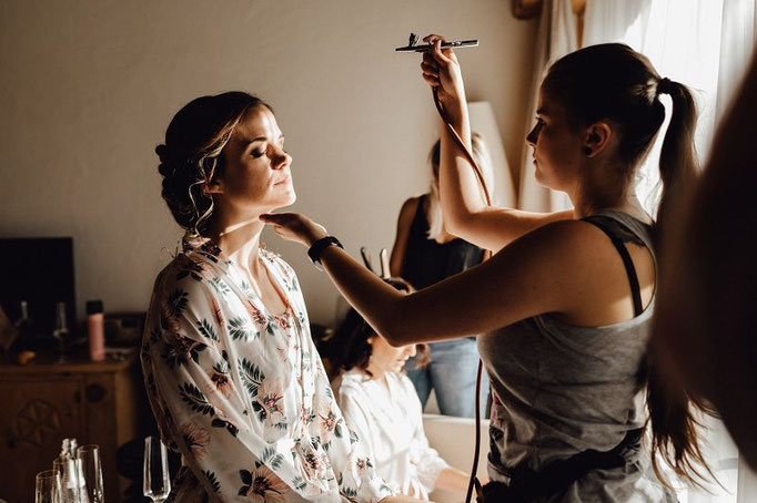 Braut 2019 Riana, Airbrush Make-Up, Fotos: Jrene Studer