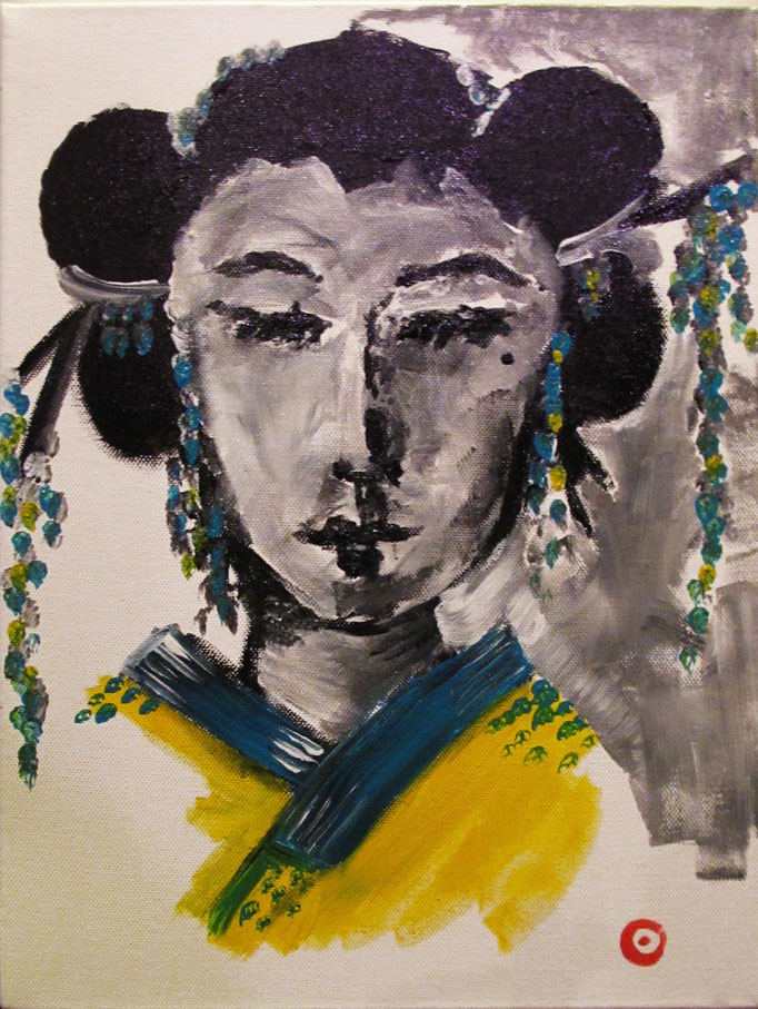 "KamiMotherinlaw" - Acrilico su tela - 30x40 cm - 2010 