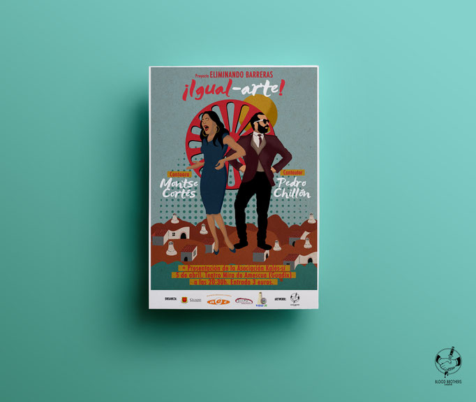 Cartel "Igual-arte". Ayuntamiento de Guadix.