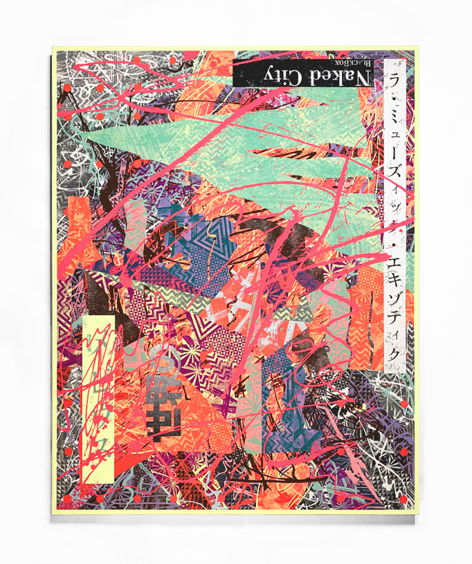 滾る tagiru   1170×925×40mm / acrylic on canvas / 2023