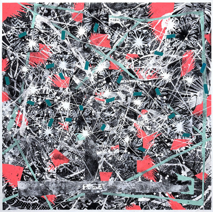 idyllic life   900×900×35mm / acrylic on canvas / 2025