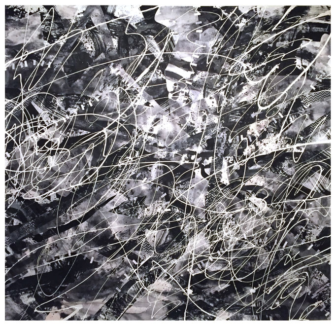 most more smashmake 1950 × 1950mm / acrylic on canvas / 2018
