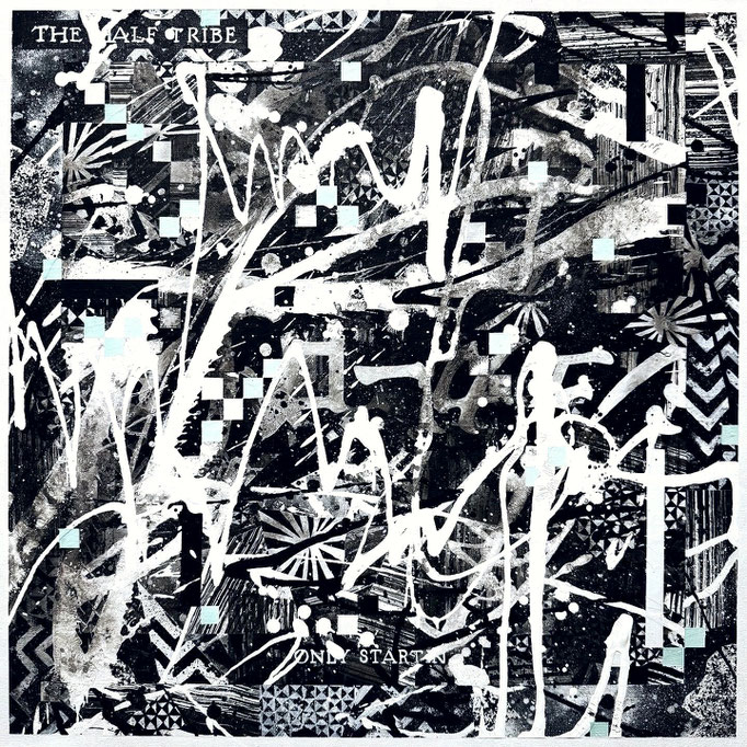 半TRIBE   430×430×40mm / acrylic on canvas / 2023