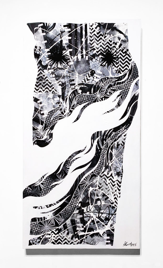 ironical 920x472x45mm / acrylic on canvas / 2019