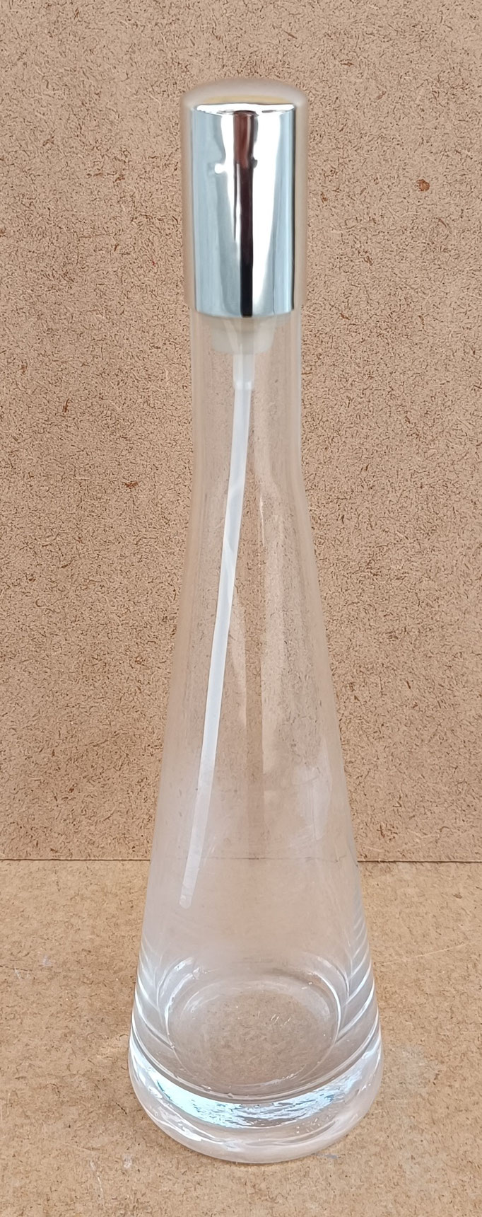 Frasco cristal con spray. 27x6
