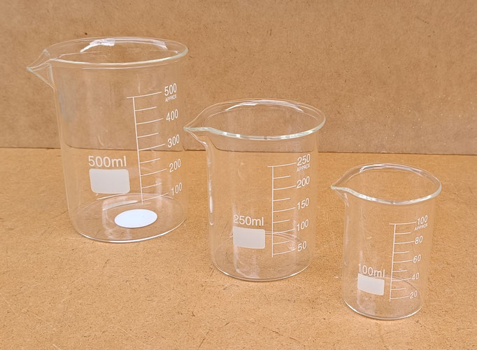 Vasos medidores 500ml, 250 ml y 100ml. Ref 61079700