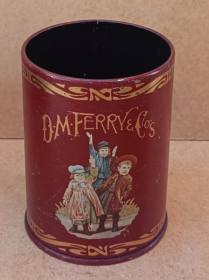 Bote metal vintage D.M Ferry&Co. Ref SOT. 10x7