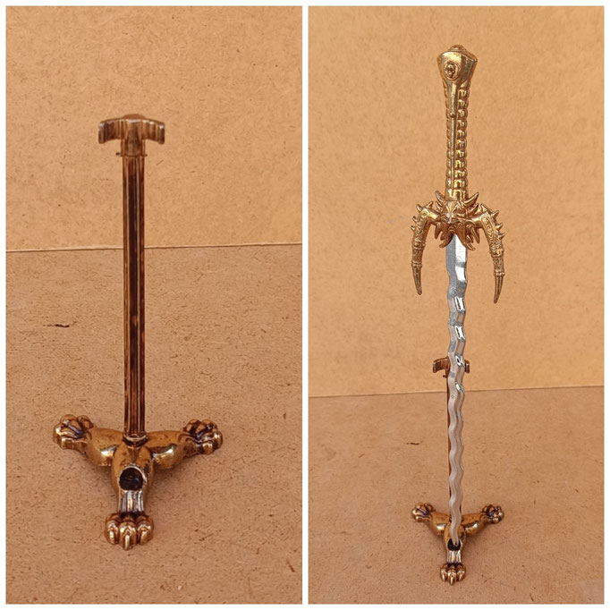 Denix. Soporte para abrecartas. Ref 3000. 11x6