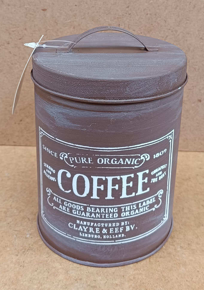 Bote café metal. Ref 6Y2528. 14x10