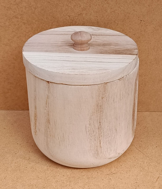 Bote madera natural. Ref 11482. 16x13