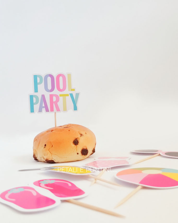 Cake Topper pool party