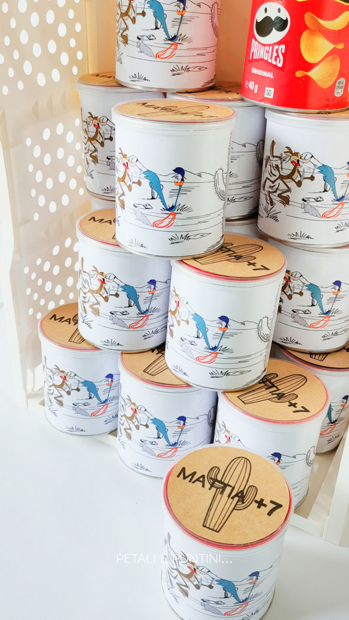 Pringles personalizzate compleanno