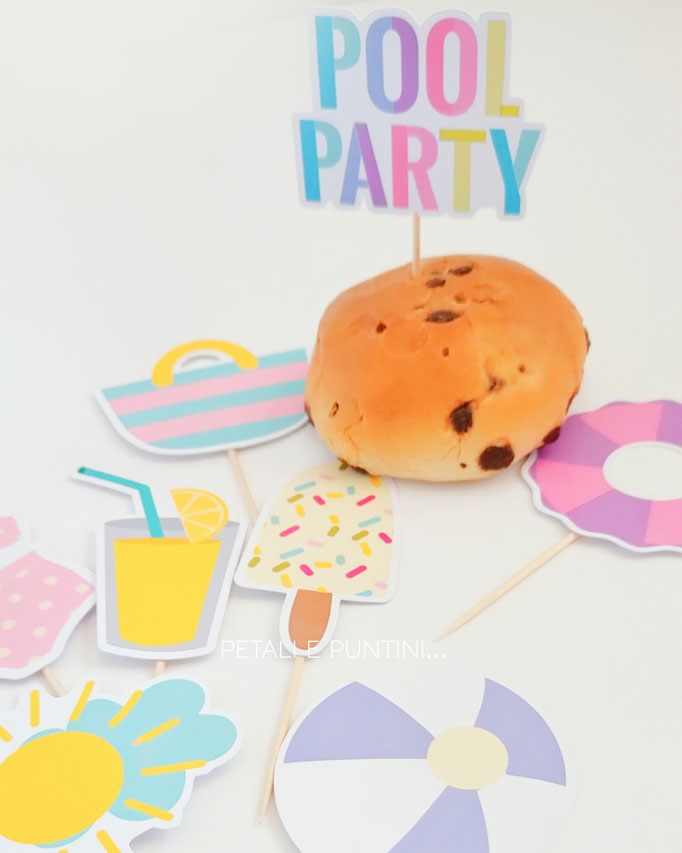 Cake Topper pool party