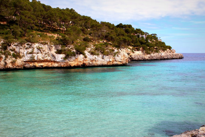 Blick über die Cala Santanyí