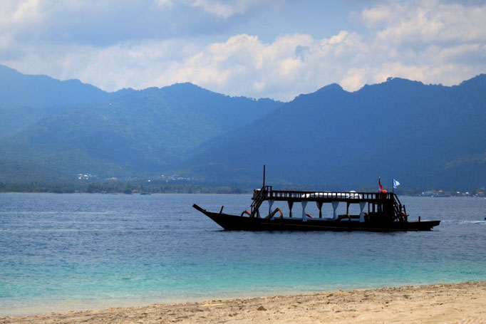 Typisches Boot auf Gili Air