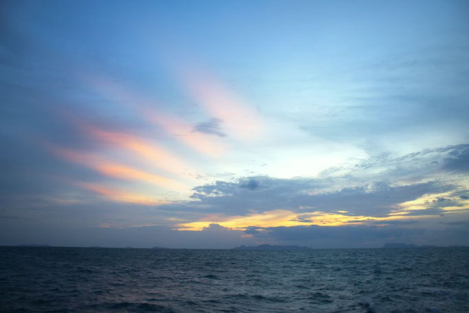 Sonnenuntergang vor Koh Samui, Thailand