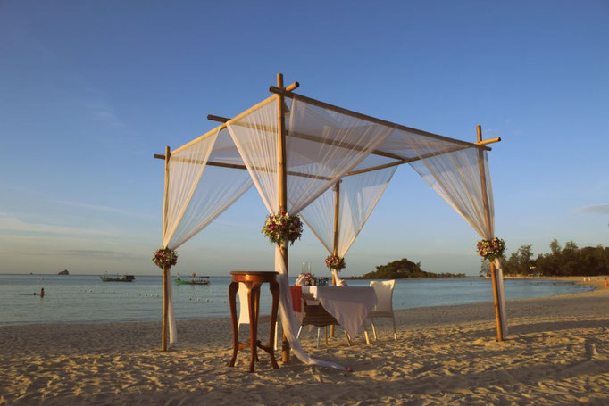 Der Choeng Mon beach im Norden von Koh Samui