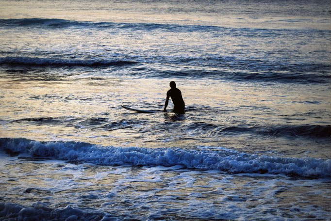 Surfer auf Bali