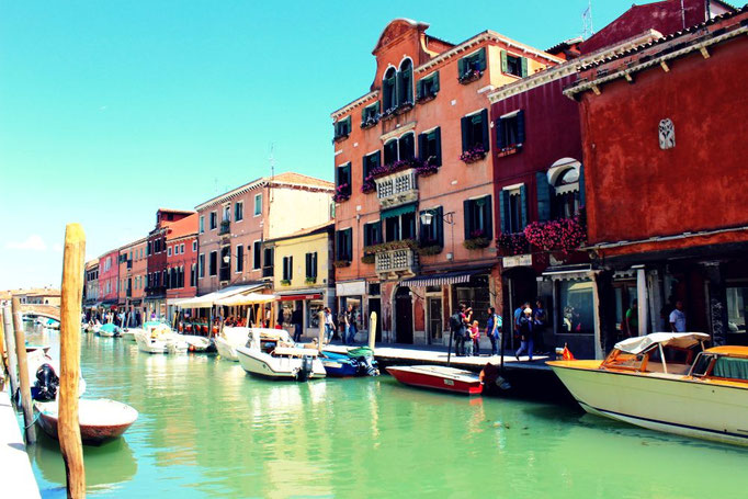 Wasserstraße in Venedig