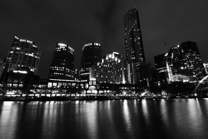 Blick über den Yarra River, Melbourne