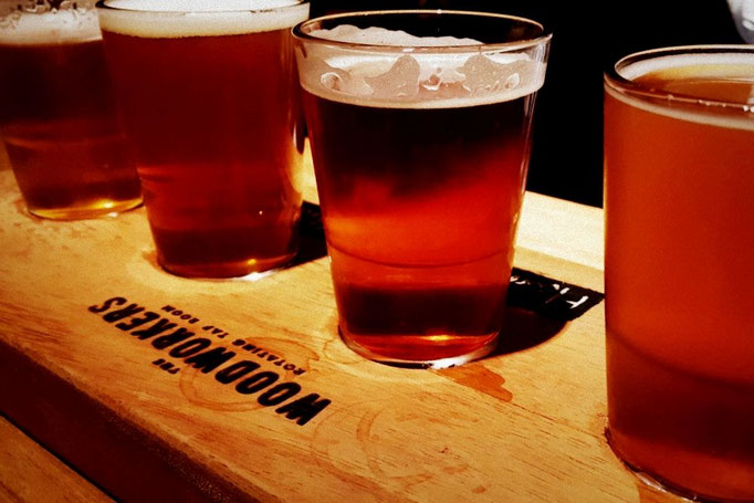 Beer Tastin im The Woodworkers