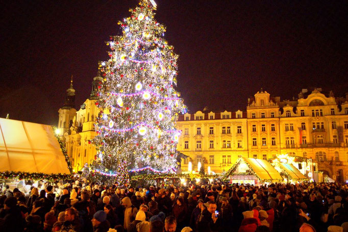Weihnachtsmarkt in Prag
