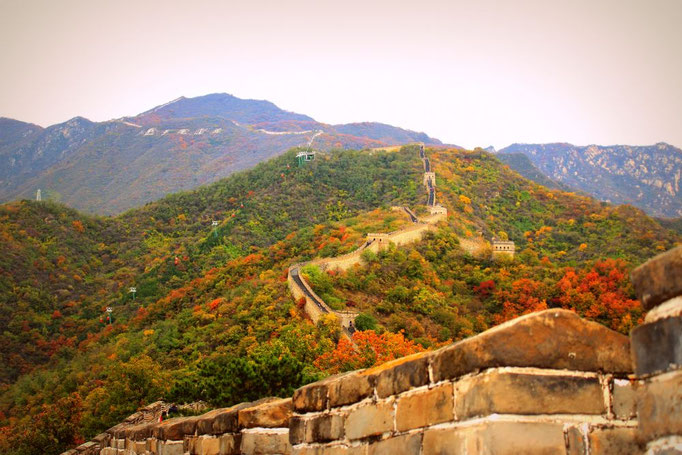 Die Chinesische Mauer bei Mutianyu