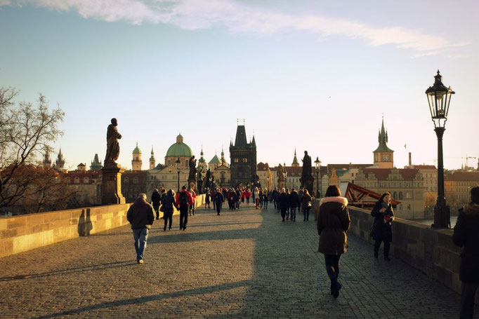 Die Karlsbrücke in Prag