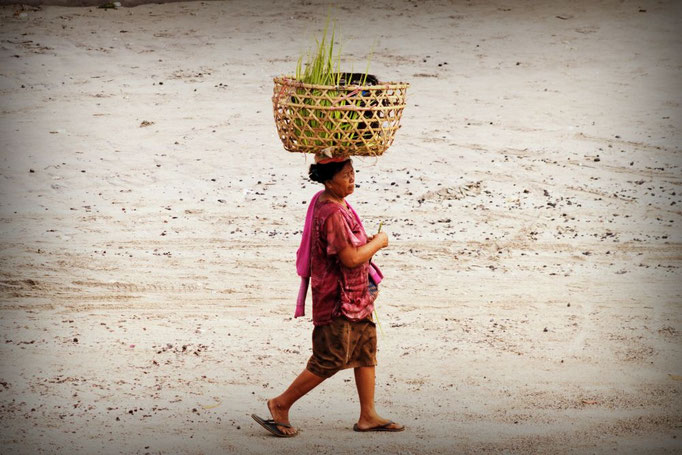 Balanceakt auf Nusa Lembongan