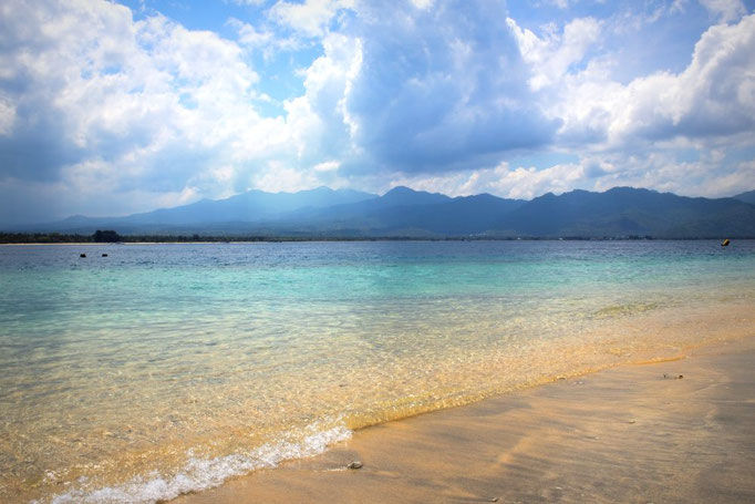Traumstrand auf Gili Air