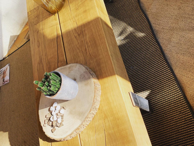 TABLES SUR MESURE EN CHÊNE MASSIF 