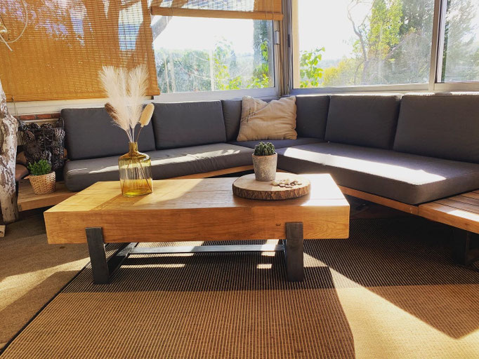TABLES SUR MESURE EN CHÊNE MASSIF 