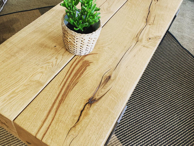 TABLES SUR MESURE EN CHÊNE MASSIF 